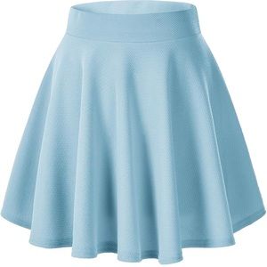 Baby blue skater skirt